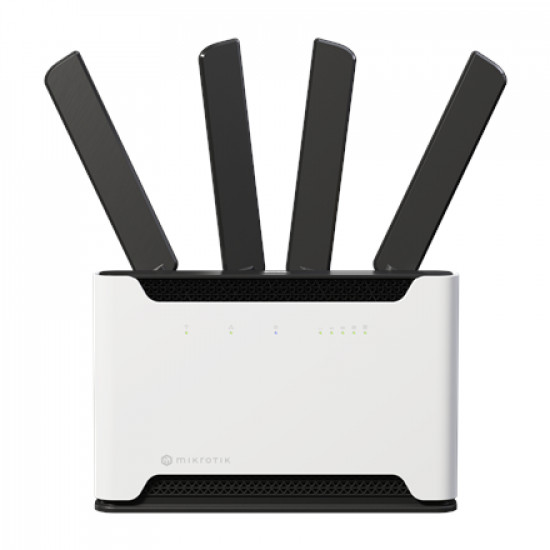 Wireless Router|MIKROTIK|Wireless Router|Wi-Fi 6|IEEE 802.11a/b/g|IEEE 802.11n|IEEE 802.11ac|IEEE 802.11ax|USB 2.0|4x10/100/1000M|1x2.5GbE|S53UGM5HAXD2HAXDTC&RG502Q