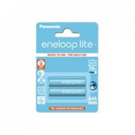 Panasonic Rechargeable Batteries ENELOOP Lite BK-4LCCE/2BE AAA, 550 mAh, 2 pc(s)