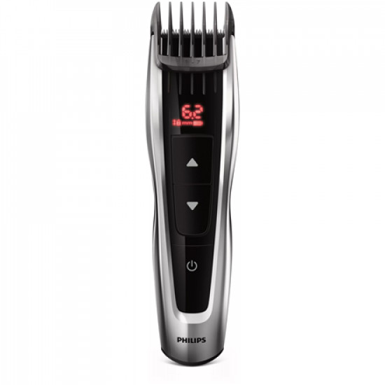 Philips Hair clipper Series 9000 HC9420/15 Cordless or corded, Number of length steps 60, Black/Silver