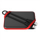 Silicon Power Portable Hard Drive ARMOR A62 1000 GB, USB 3.2 Gen1, Black/Red