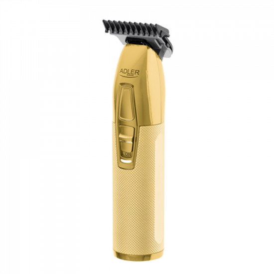 Adler Professional Trimmer AD 2836g Cordless, Number of length steps 1, Gold