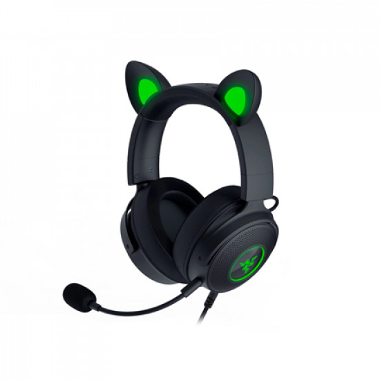 Razer Wired, Over-Ear, Black, Gaming Headset, Kraken V2 Pro, Kitty Edition