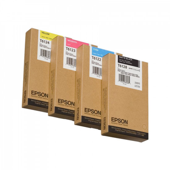 Epson T612400 Ink cartrige, Yellow, Singlepack, 220 ml