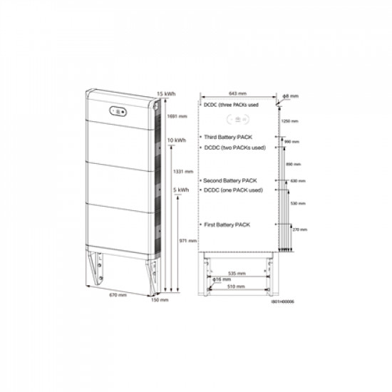 Huawei Wall Mounting Bracket LUNA2000