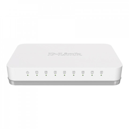 D-Link Switch GO-SW-8G/E Unmanaged, Desktop, 1 Gbps (RJ-45) ports quantity 8