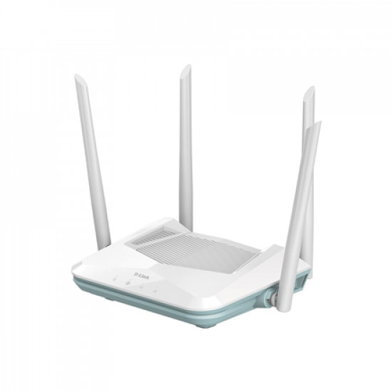 D-Link AX1500 Smart Router R15 802.11ax, 1200+300 Mbit/s, 10/100/1000 Mbit/s, Ethernet LAN (RJ-45) ports 3, Mesh Support Yes, MU-MiMO Yes, Antenna type 4xExternal