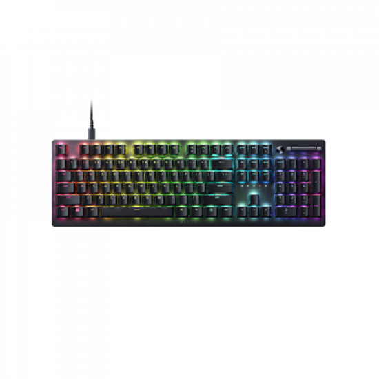 Razer Deathstalker V2, Gaming Keyboard, RGB LED light, RU, Black, Wired, Linear Optical Switch