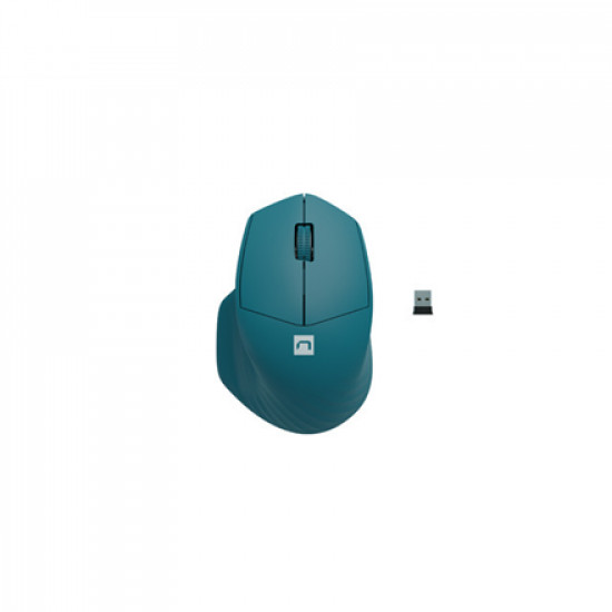 Natec Mouse Siskin 2 Wireless, Blue, USB Type-A