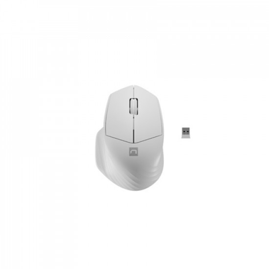 Natec Mouse Siskin 2 Wireless, White, USB Type-A