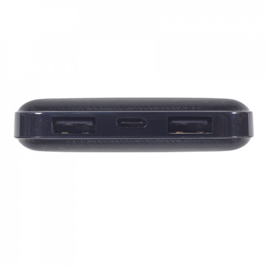 Gembird Power Bank PB10-02 10000 mAh, Black, 12 W