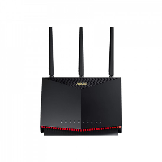 Asus Dual Band WiFi 6 Gaming Router RT-AX86U Pro 802.11ax, 10/100/1000 Mbit/s, Ethernet LAN (RJ-45) ports 5, Antenna type 3xExternal and 1xInternal