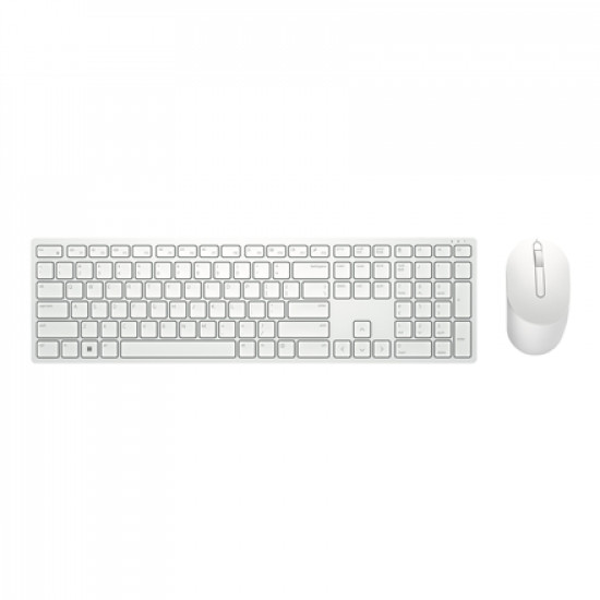 Dell Keyboard and Mouse KM5221W Pro Wireless, US, 2.4 GHz, White