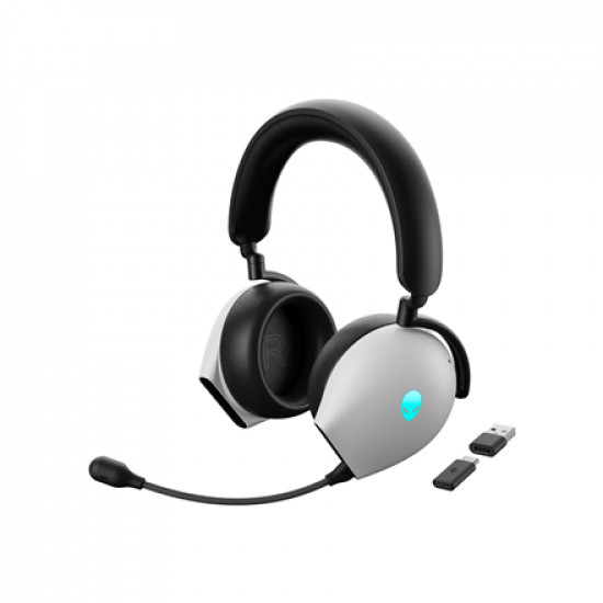 Dell Gaming Headset AW920H Alienware Tri-Mode Built-in microphone, Lunar Light, Wireless, On-Ear, Noise canceling, Wireless