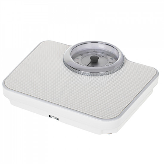 Adler | Mechanical Bathroom Scale | AD 8180 | Maximum weight (capacity) 136 kg | Accuracy 1000 g | White