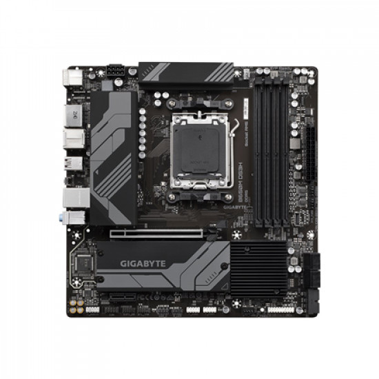 Gigabyte B650M DS3H 1.0 M/B Processor family AMD, Processor socket AM5, DDR5 DIMM, Memory slots 4, Supported hard disk drive interfaces SATA, M.2, Number of SATA connectors 4, Chipset B650, Micro ATX