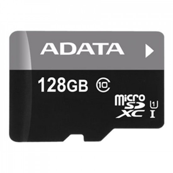 ADATA microSDXC/SDHC UHS-I Memory Card Premier 128 GB, microSDHC/SDXC, Flash memory class 10