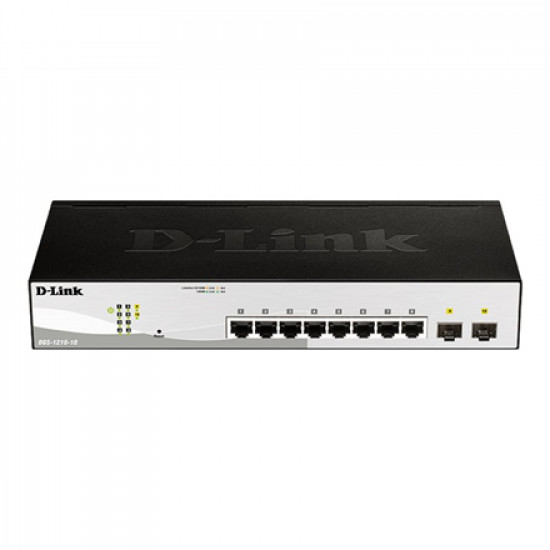 D-Link 10-Port Gigabit Smart Managed Switch DGS-1210-10 Managed L2+, Rackmountable