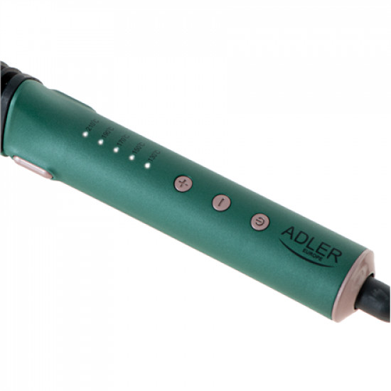 Adler Straightening Brush AD 2324 Number of temperature settings 5, Temperature (max) 210 C, Green