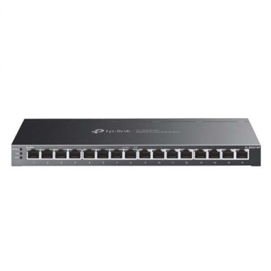 Switch|TP-LINK|Omada|TL-SG2016P|16x10Base-T / 100Base-TX / 1000Base-T|PoE+ ports 8|120 Watts|TL-SG2016P