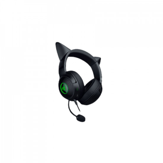 Razer Headset Kraken Kitty V2 Microphone, Black, Wired, On-Ear, Noise canceling