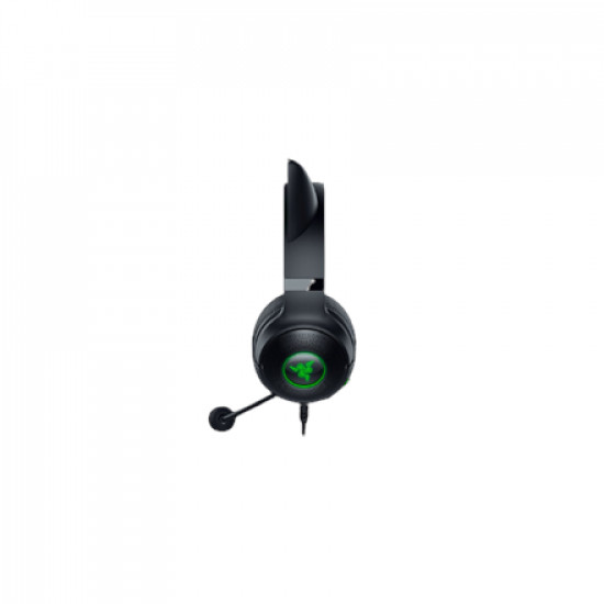 Razer Headset Kraken Kitty V2 Microphone, Black, Wired, On-Ear, Noise canceling