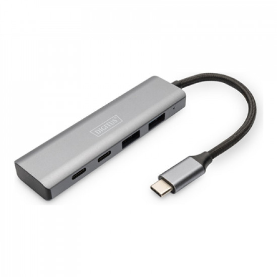 Digitus USB-C 4 Port HUB 2x USB-A + 2x USB-C Gen2 DA-70245