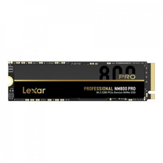 Lexar NM800 PRO 1000 GB, SSD form factor M.2 2280, SSD interface M.2 NVMe 1.4, Write speed 6300 MB/s, Read speed 7500 MB/s