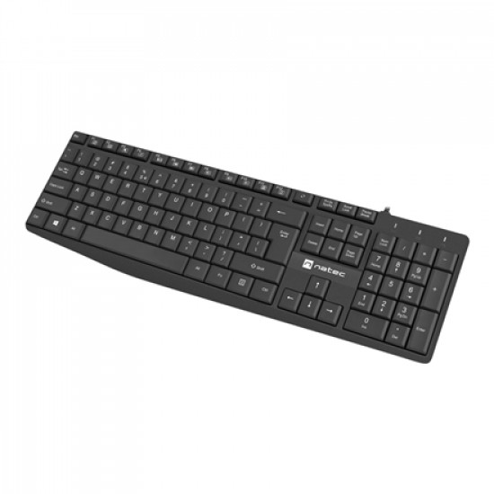 Natec Keyboard Nautilus NKL-1950 Wired, US, USB Type-A, Black