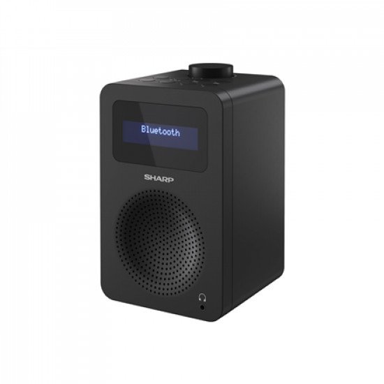 Sharp DR-430(BK) Digital Radio, FM/DAB/DAB+, Bluetooth 5.0, Midnight Black