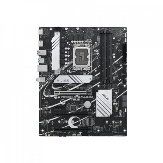 Asus PRIME H770-PLUS D4 Processor family Intel, Processor socket LGA1700, DDR4 DIMM, Memory slots 4, Supported hard disk drive interfaces SATA, M.2, Number of SATA connectors 4, Chipset Intel H770, ATX