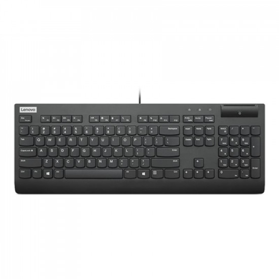 Lenovo Keyboard II Smartcard Black, USB