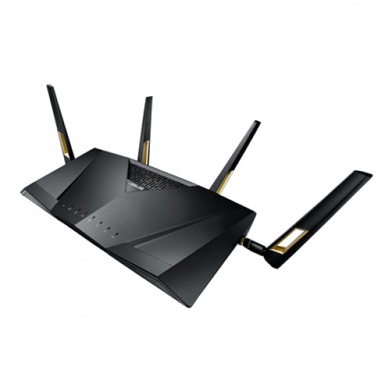 Asus Wireless Dual Band Gigabit Router, UK RT-AX88U PRO 802.11ax, 1148+4804 Mbit/s, 10/100/1000 Mbit/s, Ethernet LAN (RJ-45) ports 4, Antenna type 4x External