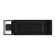 Kingston USB Flash Drive DataTraveler 70 256 GB, USB 3.2 Gen 1 Type-C, Black