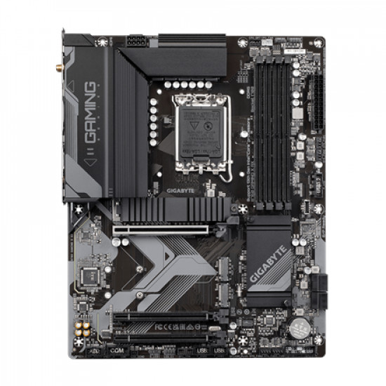 Gigabyte B760 GAMING X AX 1.1 M/B Processor family Intel, Processor socket LGA1700, DDR5 DIMM, Memory slots 4, Supported hard disk drive interfaces SATA, M.2, Number of SATA connectors 4, Chipset Intel B760 Express, ATX