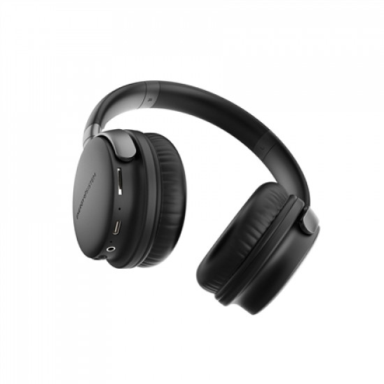 Energy Sistem Power Radio - Bluetooth headset with FM radio Over-Ear, Built-in microphone, Black, Wireless