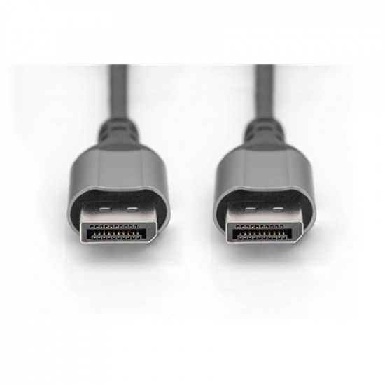 Digitus 8K DisplayPort Connection Cable DB-340105-010-S Black, DisplayPort to DisplayPort, 1 m