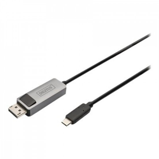 Digitus | Bi-directional Adapter Cable | DB-300334-020-S | USB-C to DP USB-C | Display Port