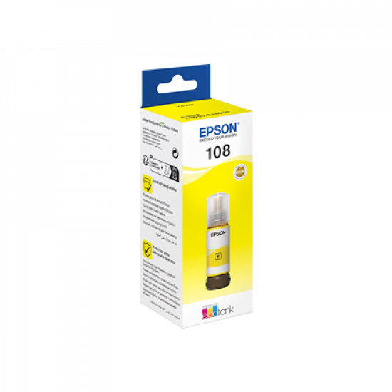 Epson 108 EcoTank Ink Bottle, Yellow