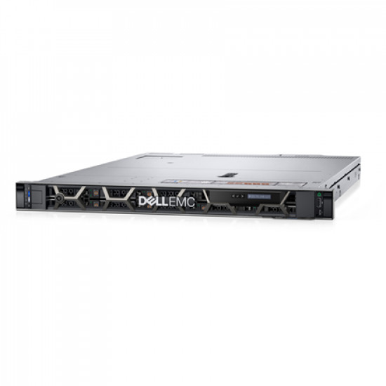 Dell PowerEdge R450 Rack (1U), Intel Xeon, 2x Silver 4310, 2.1 GHz, 18 MB, 24T, 12C, No RAM, No HDD, 960 GB, SSD, Up to 4 x 3.5