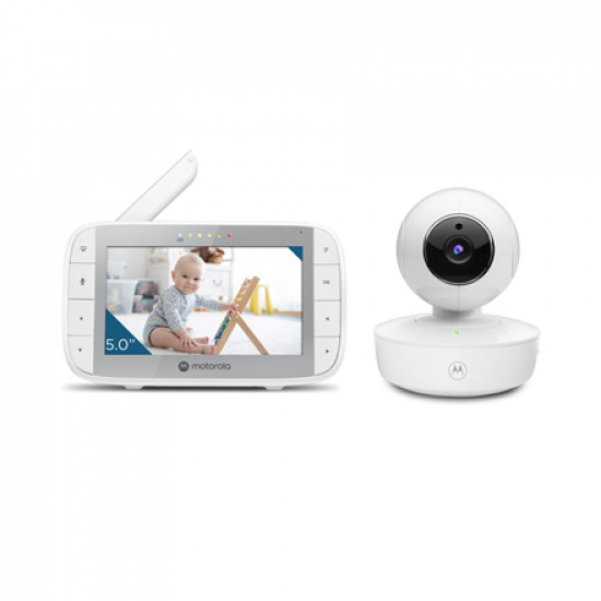 Motorola Portable Video Baby Monitor with Flexible Crib Mount VM55 5.0