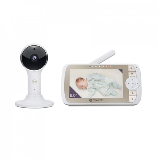 Motorola Full HD Wi-Fi Video Baby Monitor with Crib Mount VM65X CONNECT 5.0