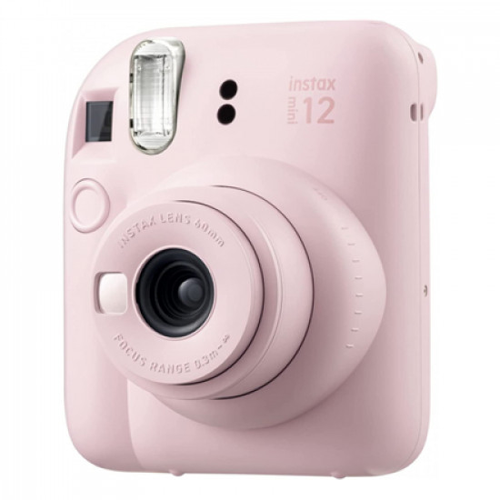 Fujifilm Instax Mini 12 Camera + Instax Mini Glossy (10pl) Blossom Pink