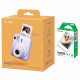 Fujifilm Instax Mini 12 Camera + Instax Mini Glossy (10pl) Lilac Purple