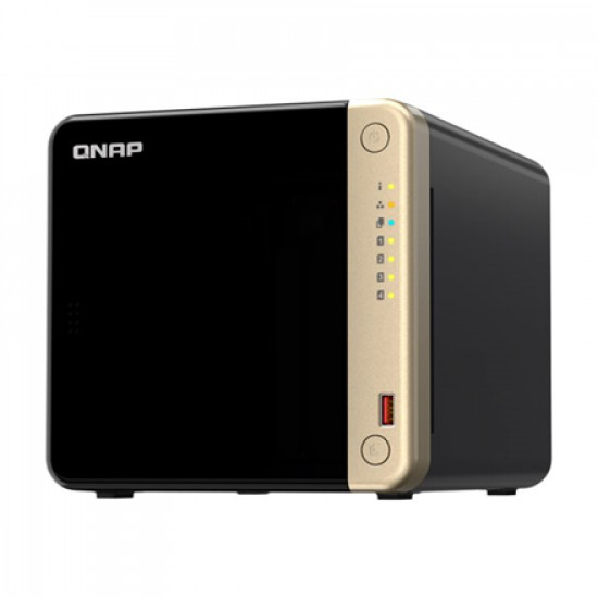 QNAP 4-Bay desktop NAS TS-464-8G N5095 4-core, Processor frequency 2.9 GHz, 8 GB, 1 x HDMI 2.0, 2x M.2 2280 PCIe slots, 3x 1, 2 x USB Type-A