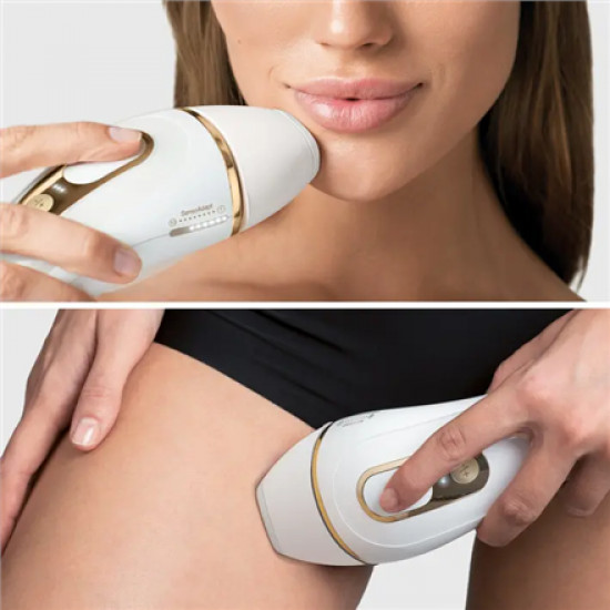 Braun Epilator PL5257 Silk-expert Pro 5 IPL Number of power levels 10, White/Gold, Corded