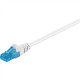 Goobay Patch Cable 59824 Cat 6, U/UTP, White, 1 m