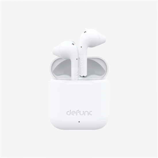 Defunc Wireless Earbuds True Go Slim In-ear, Microphone, White