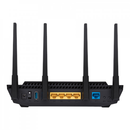 Asus Wireless Wifi 6 Dual Band Gigabit Router RT-AX58U 802.11ax, 2402+574 Mbit/s, 10/100/1000 Mbit/s, Ethernet LAN (RJ-45) ports 4, Antenna type External