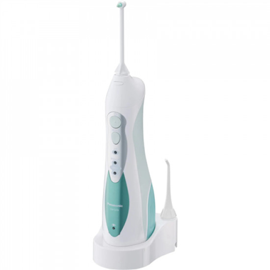 Panasonic Oral irrigator EW1313G303 Cordless, 130 ml, Number of heads 2, White/Green