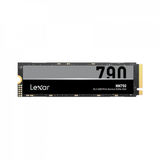 Lexar SSD NM790 512 GB, SSD form factor M.2 2280, SSD interface M.2 NVMe, Write speed 4400 MB/s, Read speed 7200 MB/s